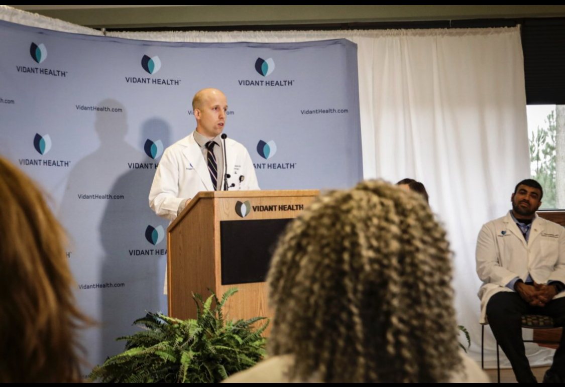 Dr. Dalyai speaking about stroke awareness