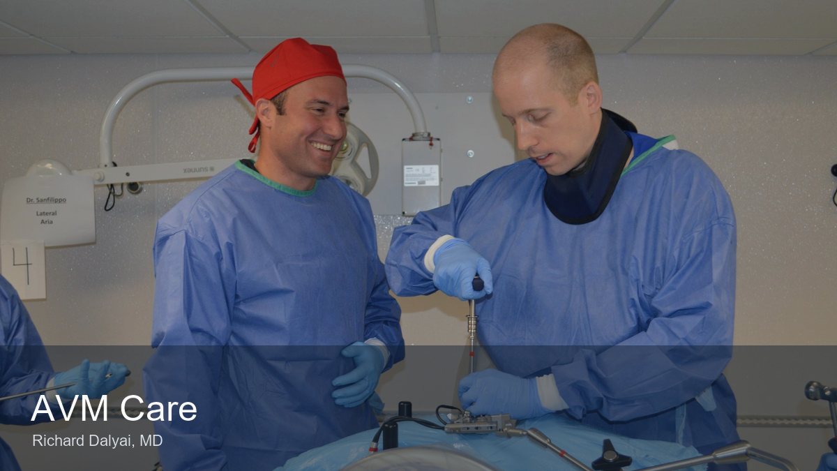 AVM treatment video thumbnail